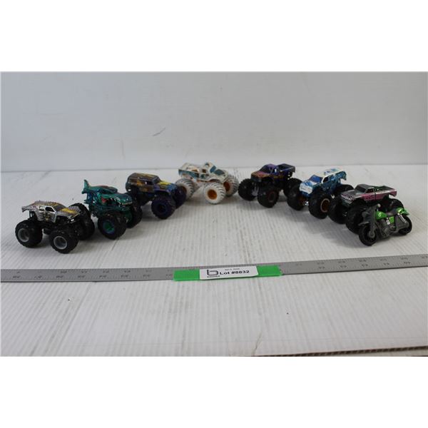 (7) Toy Monster Trucks, Toy Bike