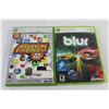 Image 4 : (4) Xbox 360 Games - Crackdown 2, Bioshock 2, Fuzion Frenzy 2, Blur