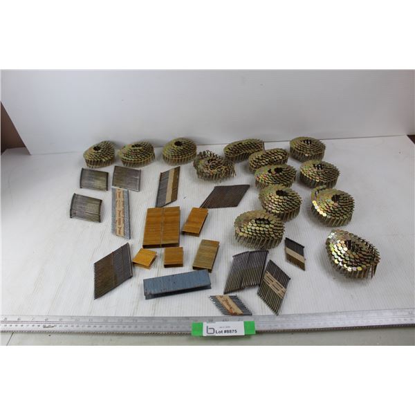 Roofing Nails, Framing Nails, Staplegun Staples- All As Is