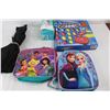Image 2 : (2) Disney Princess Lunch Kits, Connect 4 Board Game, Pediatric Masks, Misc.