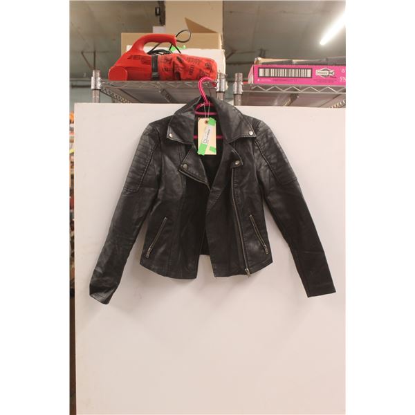 *Faux Leather Jacket - Size XS