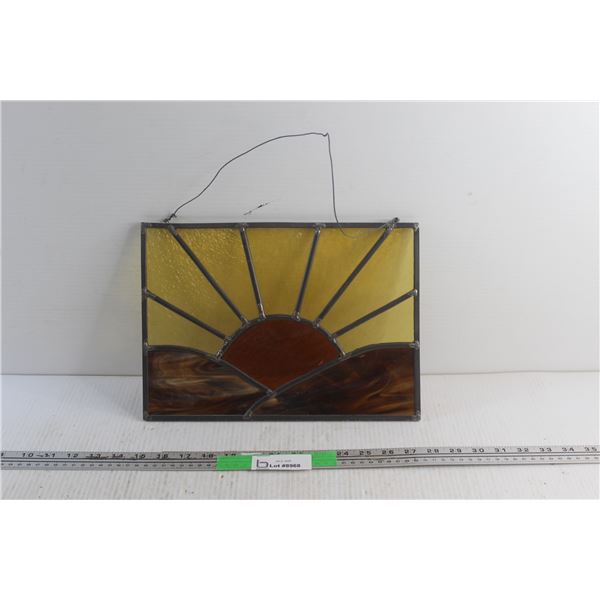 Wired Stained Glass Wall Decor