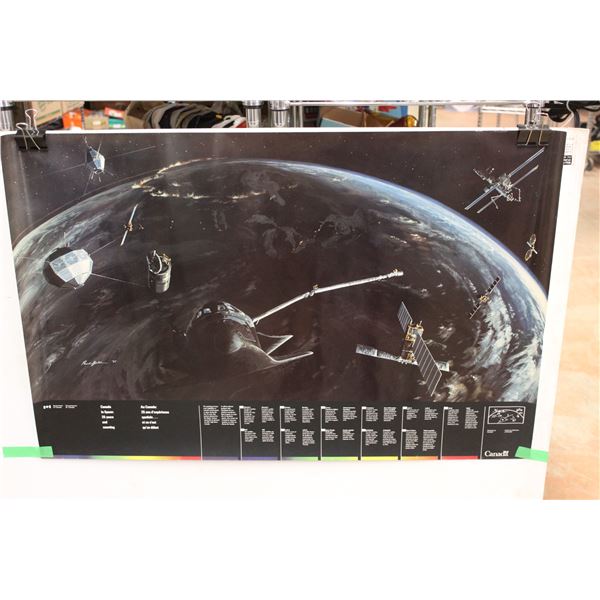 (4) Canada Outer Space Poster- All The Same, 38'' x 26''