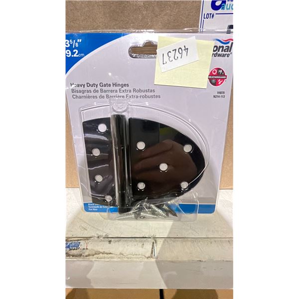 BOX OF HEAVY DUTY GATE HINGES 3 5/8"
