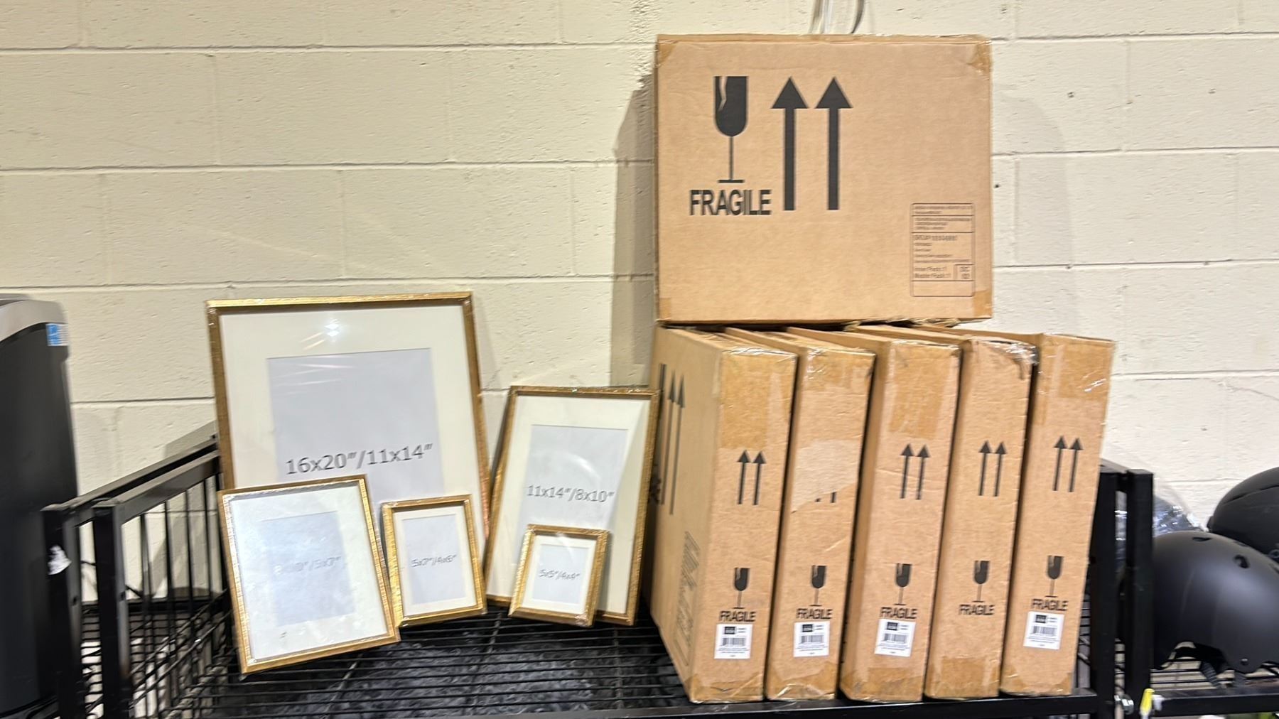 F Box Frame LOT OF 6 BOXES OF ASSORTED SIZE PICTURE FRAMES - Able Auctions