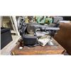 Image 2 : CART OF VICKERS SEWING MACHINE AND SLIDING COMPOUND SAW *CART NOT INCLUDED*