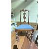 Image 8 : 1940 WALNUT ANTIQUE DINING ROOM SUIT WITH CHINA CABINET, TABLE AND 2 CHAIRS
