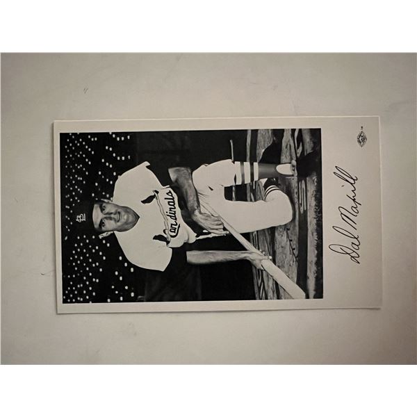 Dal Maxvill facsimile signed photo. 3x5 inches