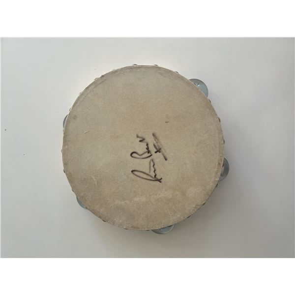 Beatles Pete Best signed tambourine