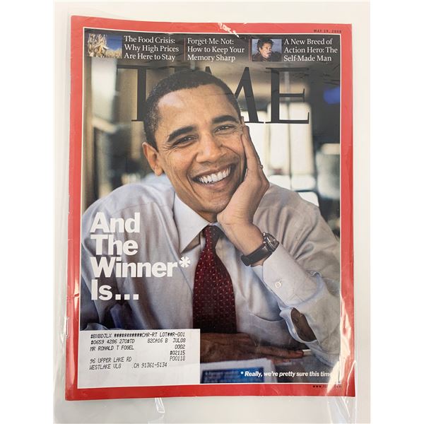 Time Magazine Barack Obama May 19, 2008