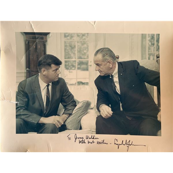Lyndon B. Johnson signed photo