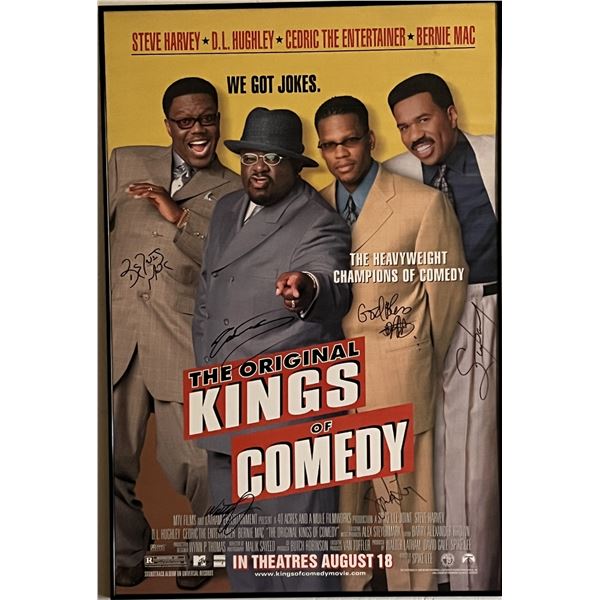 The Kings of Comedy cast signed movie poster
