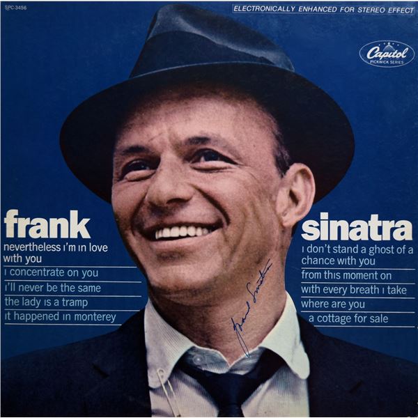 Frank Sinatra signed Days Of Wine And Roses album