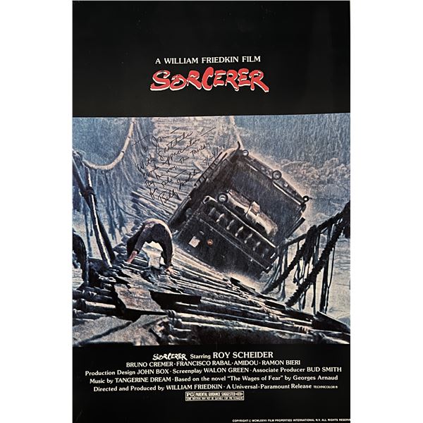 William Friedkin signed Sorcerer movie poster