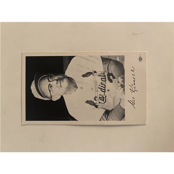 George Kissell facsimile signed photo. 3x5 Inches