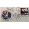 Image 1 : Jeffrey Hoffman Signed NASA 25th Anniversary Challenger First Day Cover