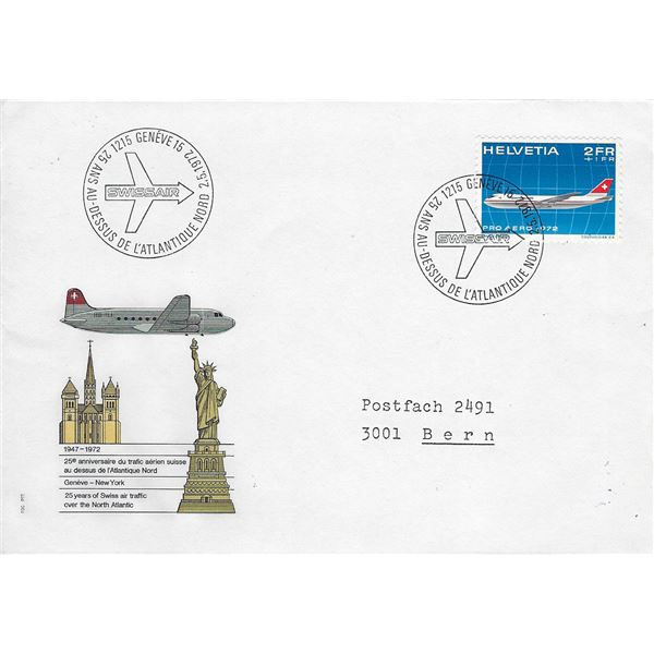 Swiss - First Day Cover - 1972