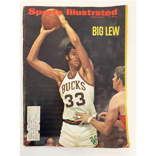 1970 Lew Alcinder Sports Illustrated Magazine
