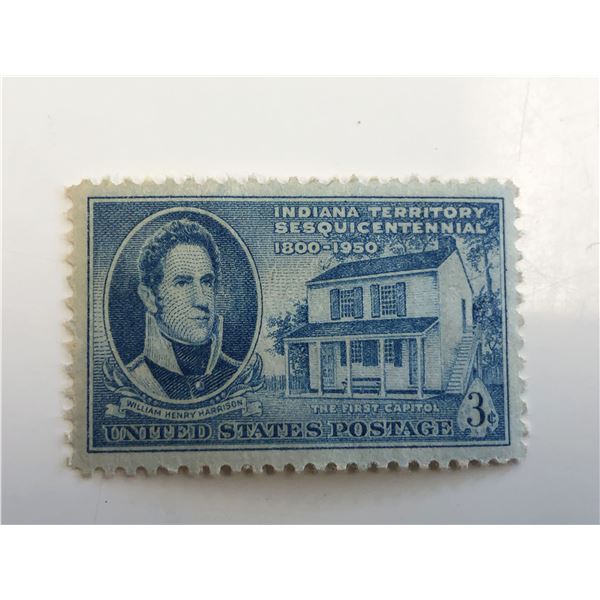 1950 3¢ Indiana Territory Issue 150th Anniversary Stamp