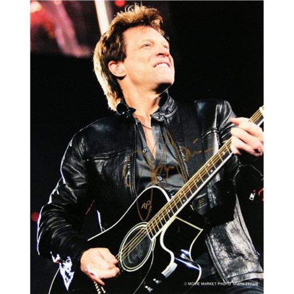 Jon Bon Jovi signed photo