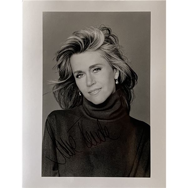 Jane Fonda signed photo