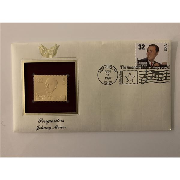 Johnny Mercer - First Day Cover - 1996 - New York, NY.