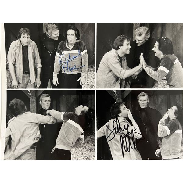 Three's Company John Ritter and Richard Kline signed movie photo