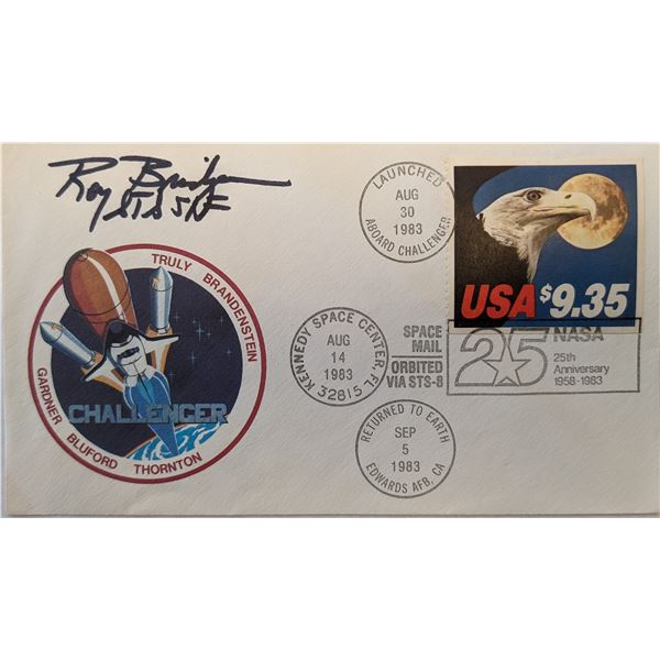 Roy Bridges Signed NASA 25th Anniversary Challenger First Day Cover