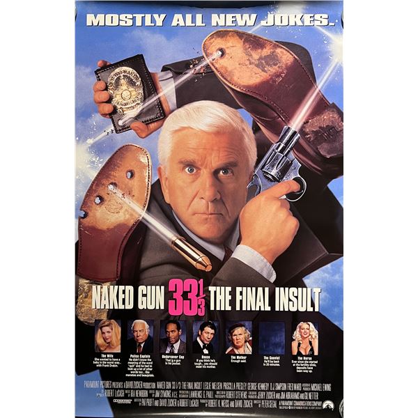 Naked Gun 33 1/3 The Final Insult 1994 original movie poster