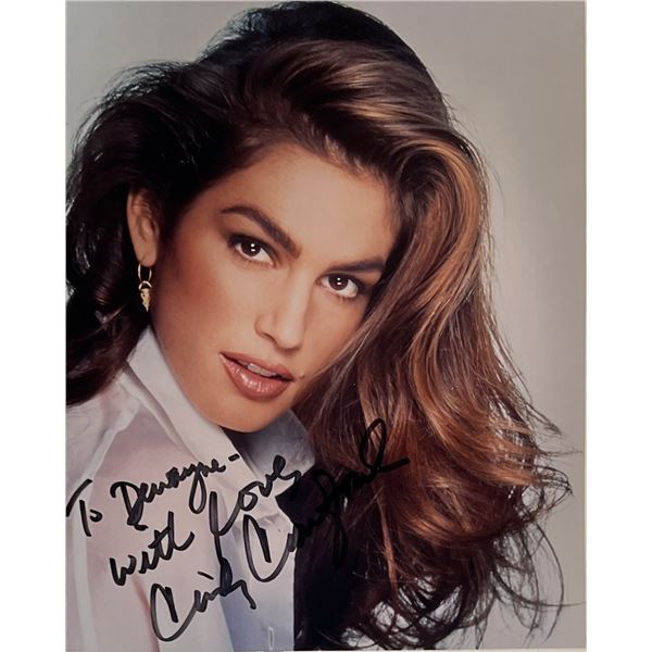Cindy Crawford signed photo