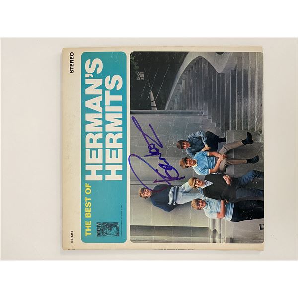 The Best of Herman's Hermits Peter Noone signed album