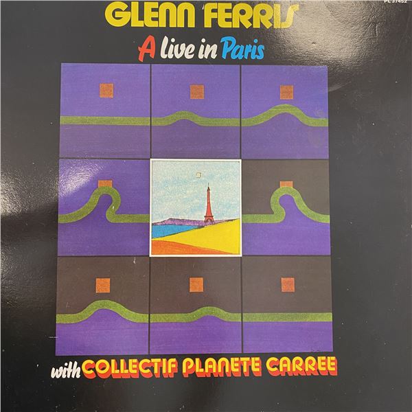 Glenn Ferris Alive in Paris signed album insert