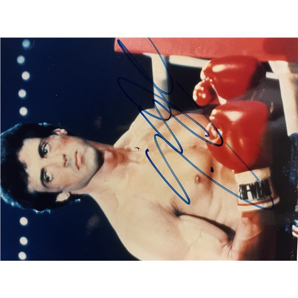Sylvester Stallone signed photo