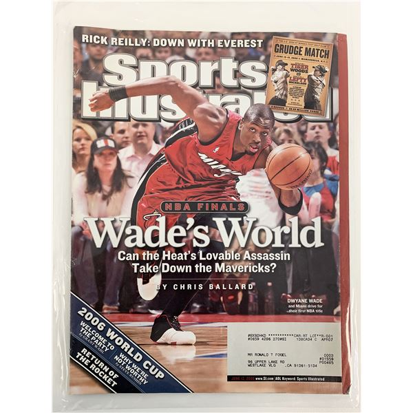 Sports Illustrated Magazine Dwayne Wade Cover 2006