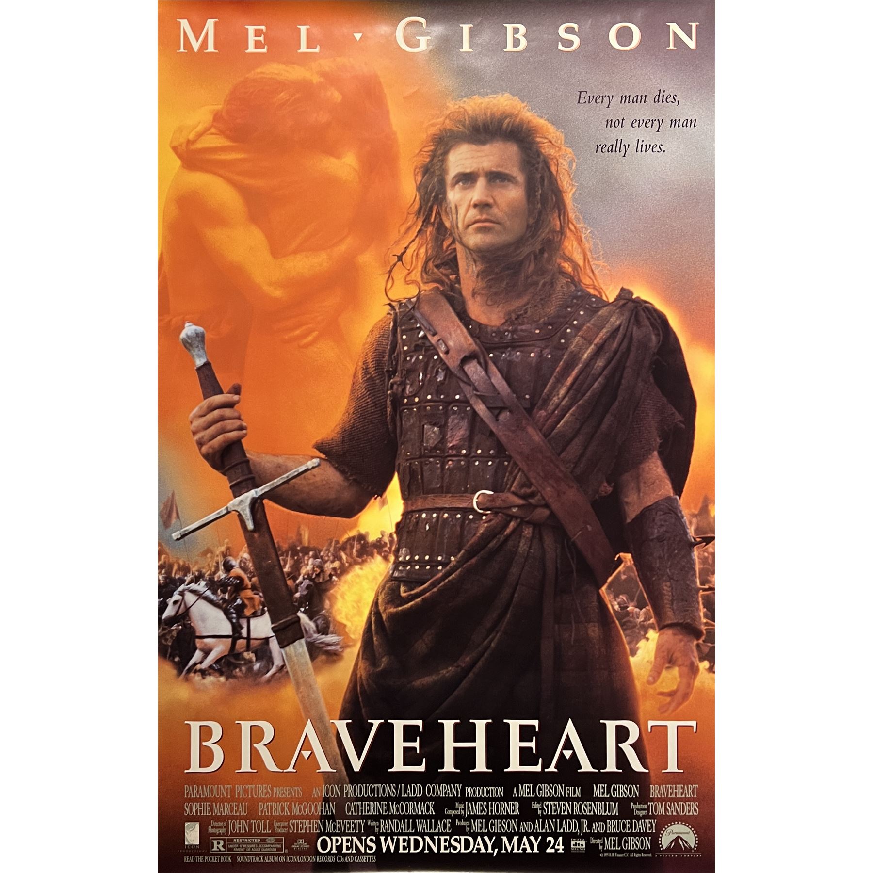 Braveheart 1995 Original Movie Poster braveheart-1995-original-movie-poster