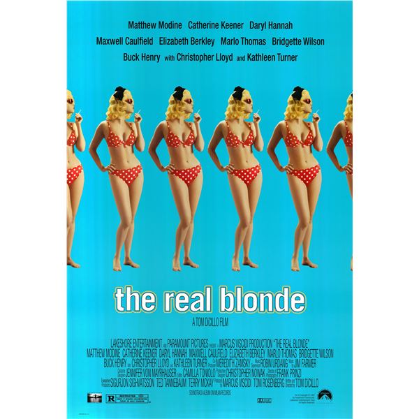 The Real Blonde 1998 original movie poster
