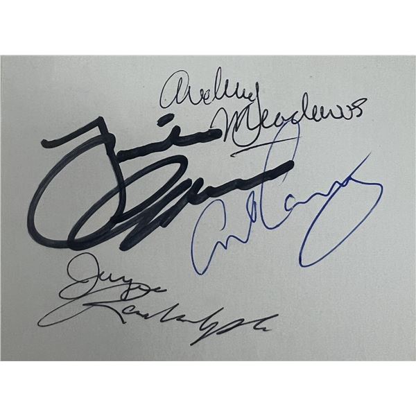 The Honeymooners cast signed card
