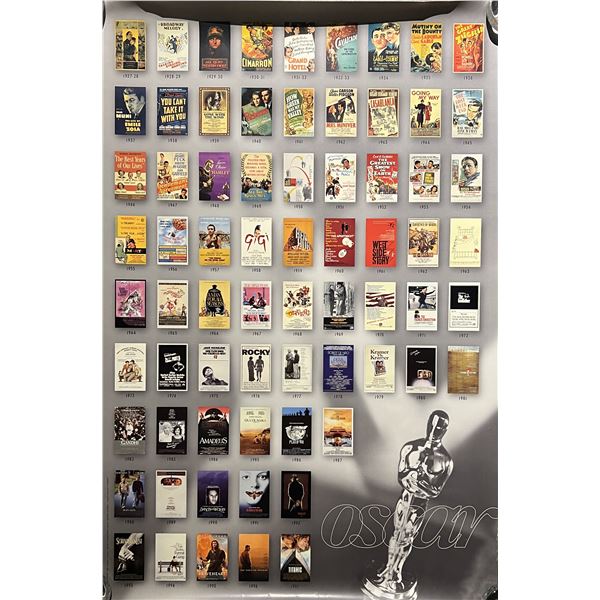 Rare Paramount Multi-Year Original Oscar Poster