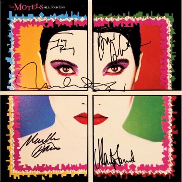 The Motels signed All Four One signed album