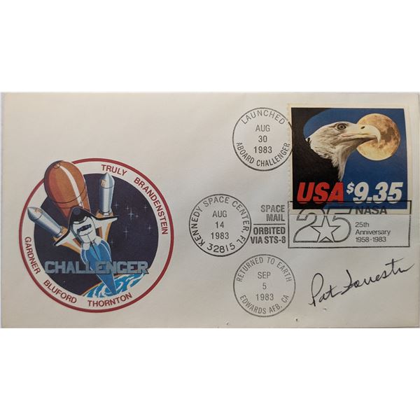 Patrick "Pat" Forrester Signed NASA 25th Anniversary Challenger First Day Cover
