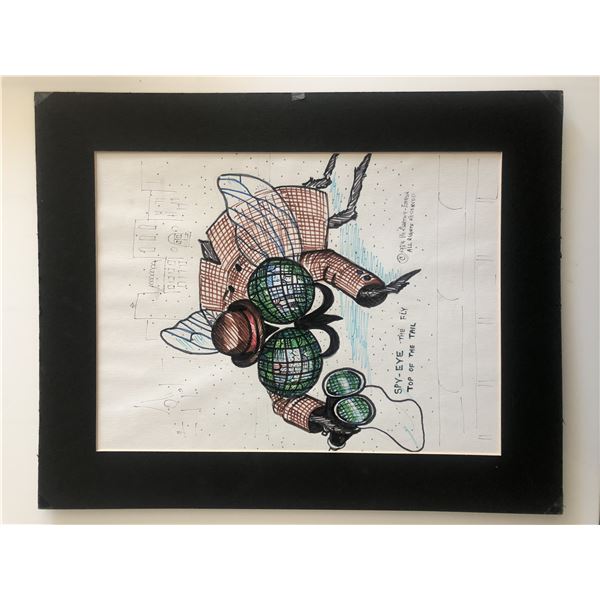 Spy-Eye the Fly Original Art - 1984 McCarthy- Eaton