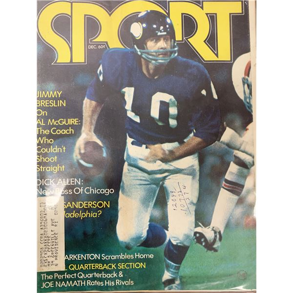 Sport Magazine 1972 Jimmy Breslin Issue