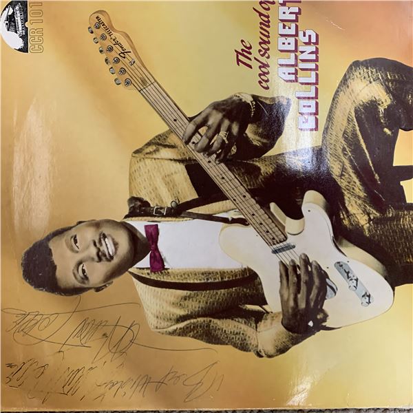 The Cool Sound Of Albert Collins signed album GFA authenticated