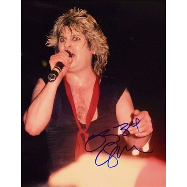 Ozzy Osbourne signed promo photo