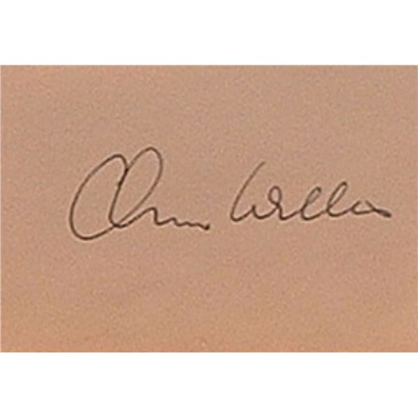 Orson Welles signature slip