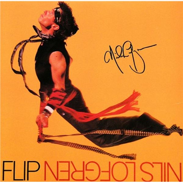 Nils Lofgren signed Flip album
