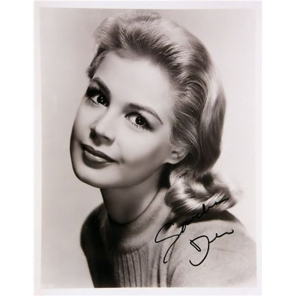 Sandra Dee signed portrait photo