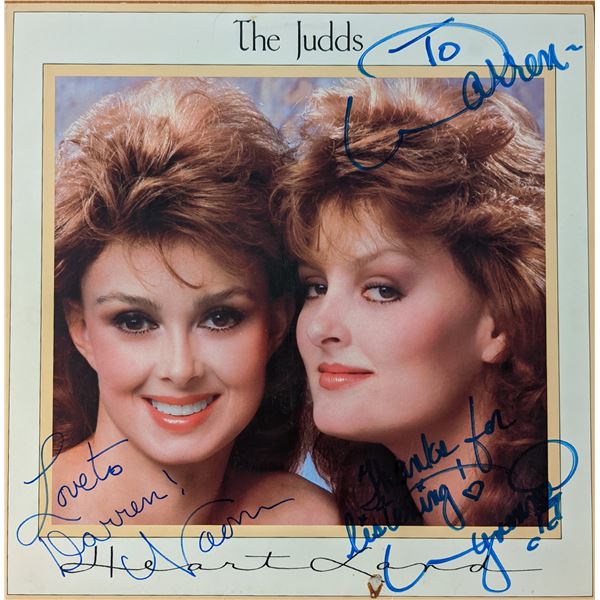The Judds Heartland Signed Album. GFA Authenticated