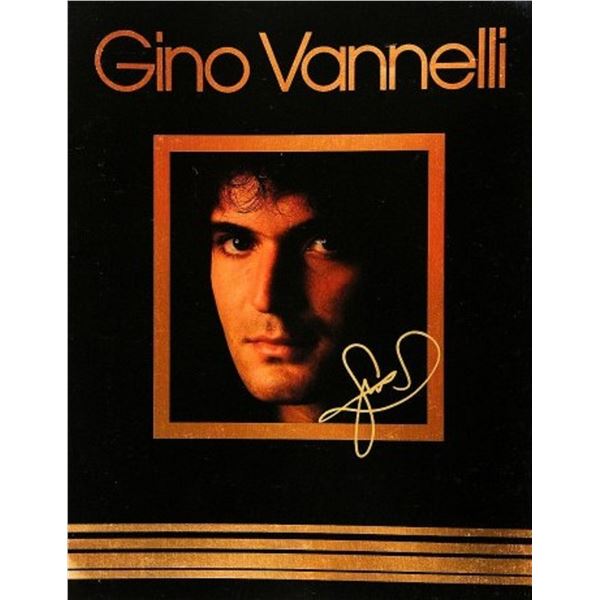 Gino Vannelli signed tour book