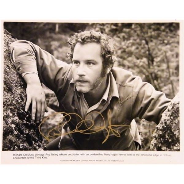 Richard Dreyfuss signed movie still photo